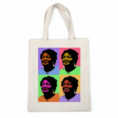 Pop Art Stacy Abrams Casual Tote