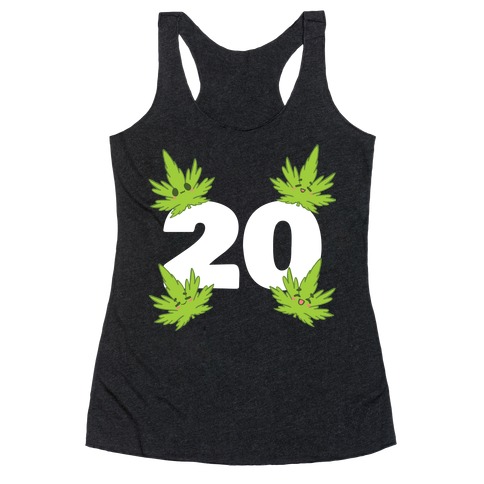 4 Leaves And #20 Racerback Tank Top