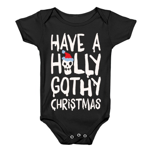 Pre-Shrunk Cotton Snap-On Style Cute Christmas Theme Baby Bodysuit