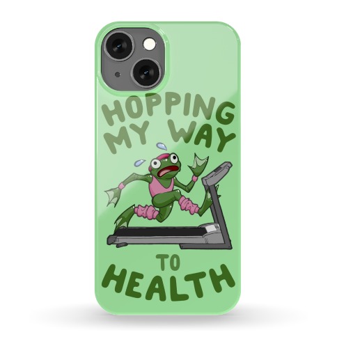 Hopping My Way To Health Phone Case
