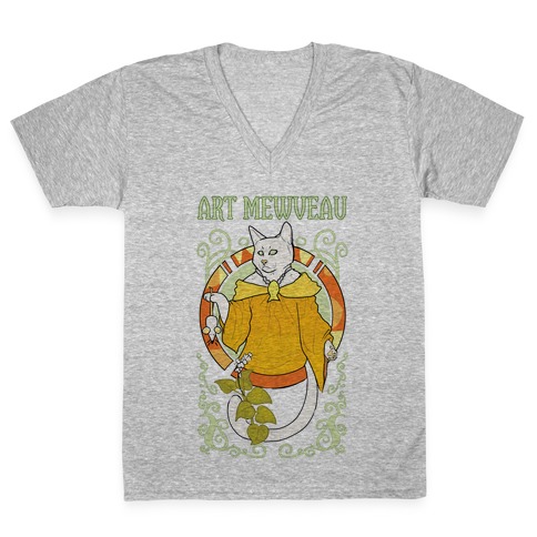 Art Mewveau V-Neck Tee Shirt