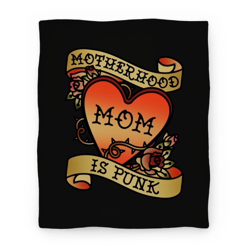 Motherhood Is Punk Blanket