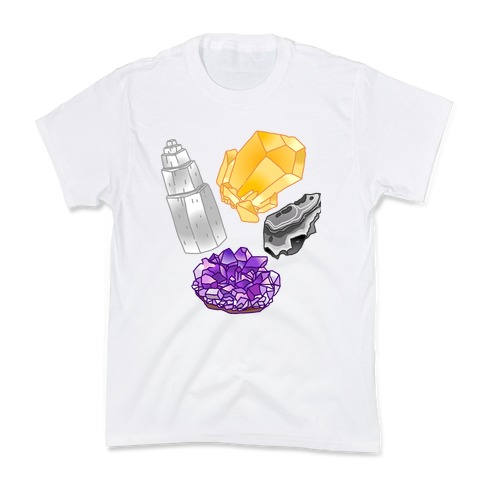 Enby Crystals Kids T-Shirt