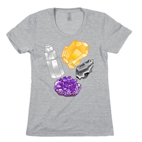 Enby Crystals Womens T-Shirt
