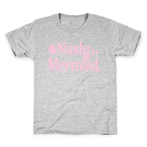 Nasty Woman Mermaid Parody White Print Kids T-Shirt