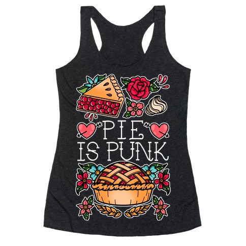 Pie Is Punk Racerback Tank Top