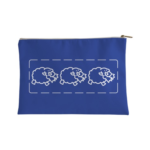 Wooloo Blue Pattern Accessory Bag