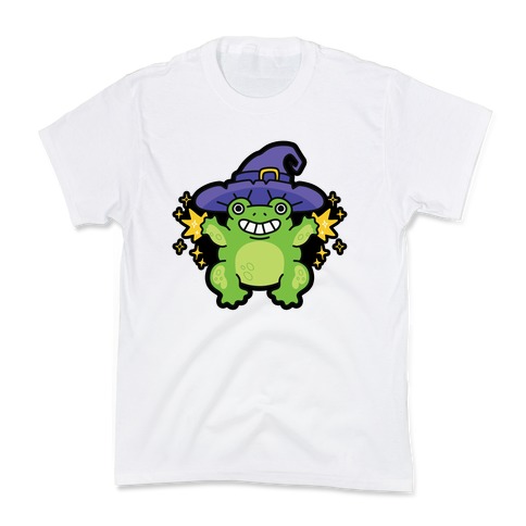 Magical Frog Witch Kids T-Shirt