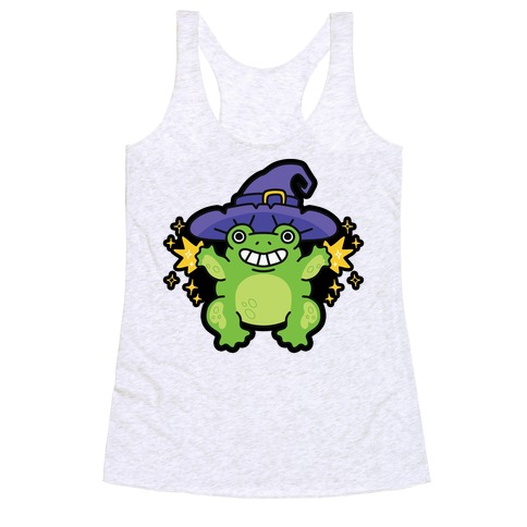 Magical Frog Witch Racerback Tank Top