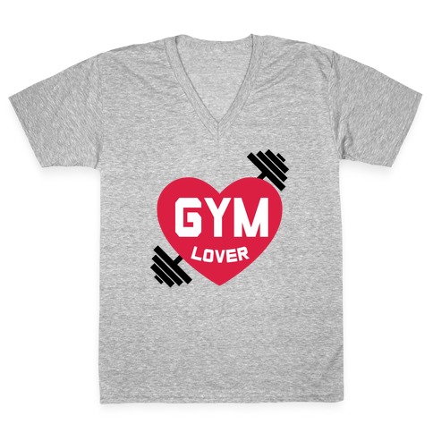 Gym Lover V-Neck Tee Shirt