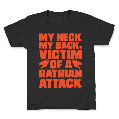 My Neck My Back Victim of A Rathian Attack Parody Kids T-Shirt
