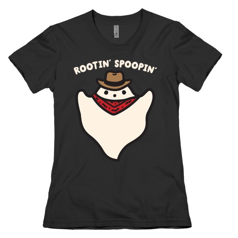 Rootin' Spoopin' Cowboy Ghost Womens T-Shirt