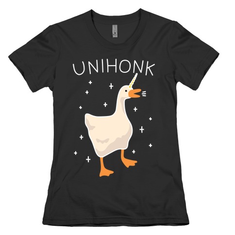 Unihonk Goose Unicorn Womens T-Shirt