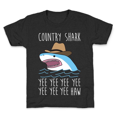 Country Shark Yee Haw Kids T-Shirt
