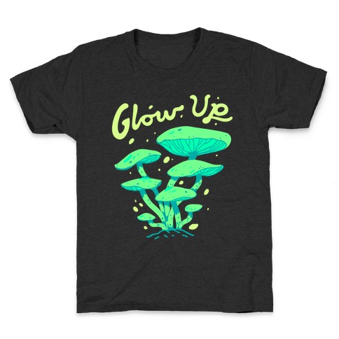 Glow up Bioluminescent Mushrooms Kids T-Shirt