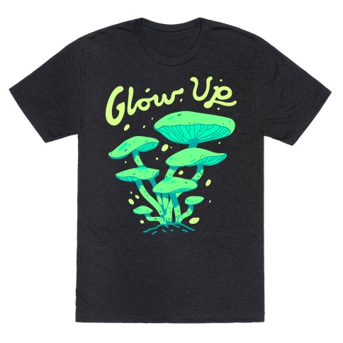Glow up Bioluminescent Mushrooms T-Shirt