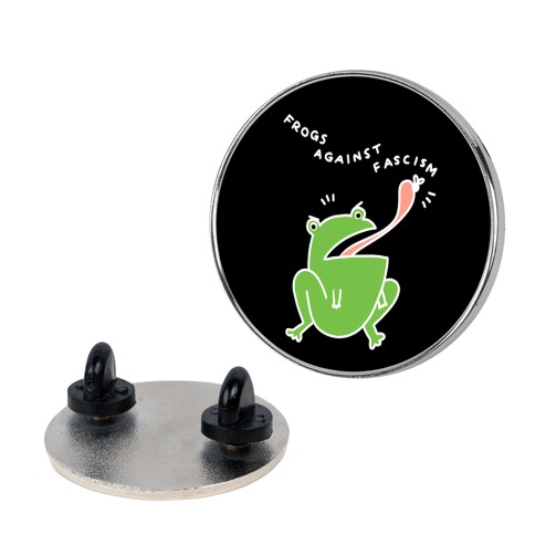 Frogs Against Fascism Pin
