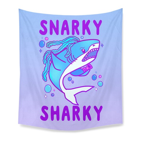 Snarky Sharky Tapestry