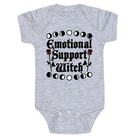 Emotional Support Witch Baby One-Piece