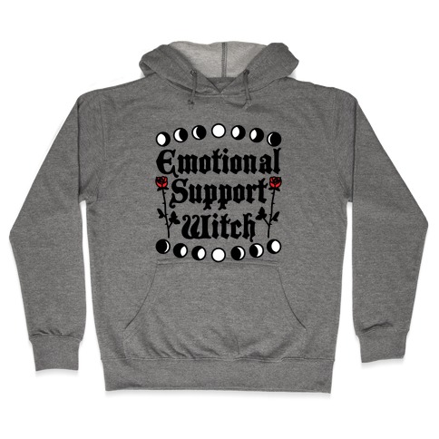 Emotional Support Witch Hooded Sweatshirt