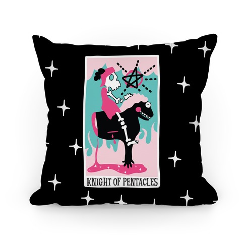 Creepy Cute Tarots: Knight of Pentacles Pillow