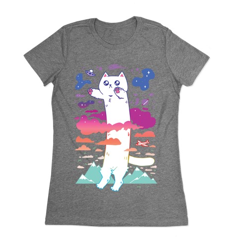 Long Cat Womens T-Shirt