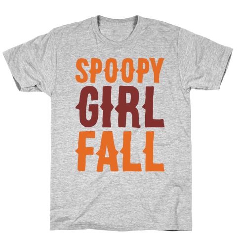 Spoopy Girl Fall Parody T-Shirt