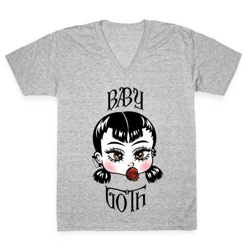 Baby Goth V-Neck Tee Shirt