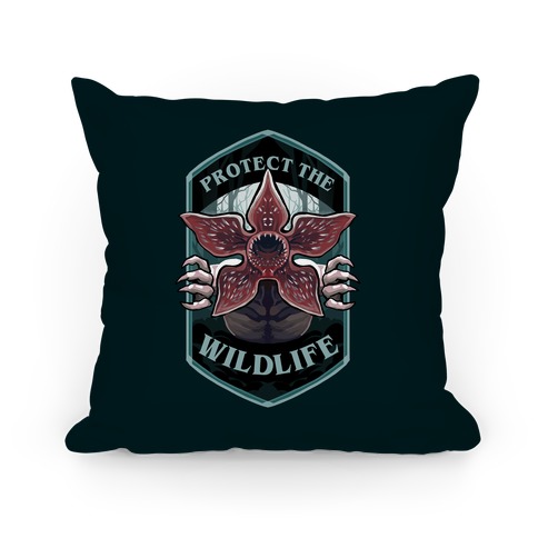 Protect The Wildlife Demogorgon Pillow