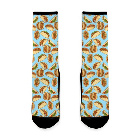 Taco Vulvas Pattern Sock