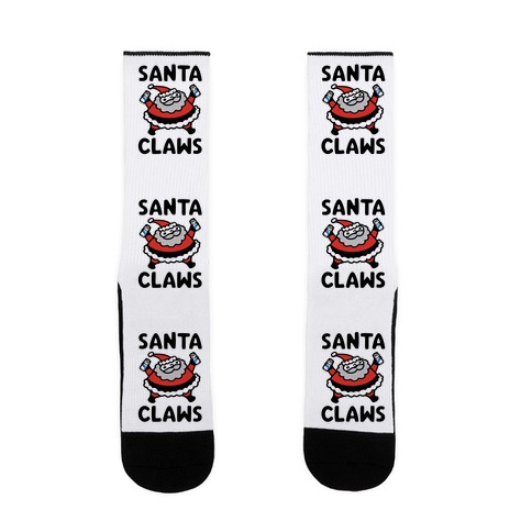 Santa Claws Parody Sock