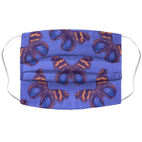 Exotic Epiphile Orea Butterfly Accordion Face Mask