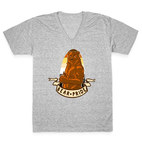 Bear Pride V-Neck Tee Shirt