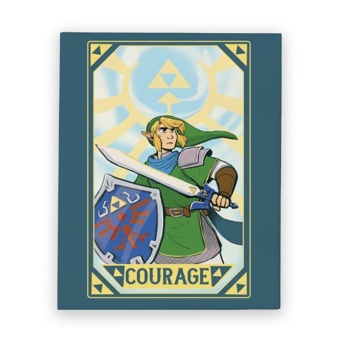 Courage - Link Canvas Print