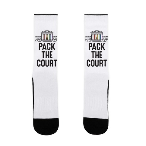 Pack The Court with Pride Sock