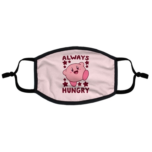 Always Hungry - Kirby Flat Face Mask
