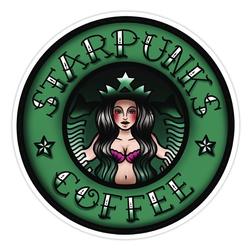 Starpunks Coffee Die Cut Sticker
