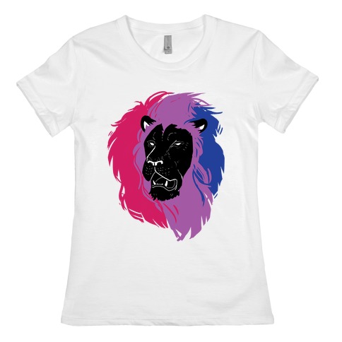Bisexual Lion Pride Womens T-Shirt