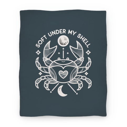 Soft Under My Shell - Cancer Crab Blanket