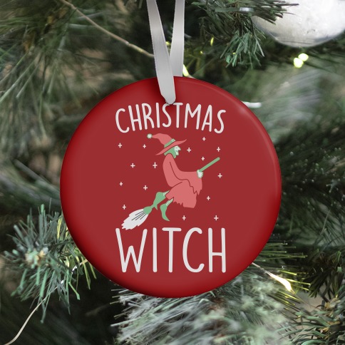 Christmas Witch Ornament