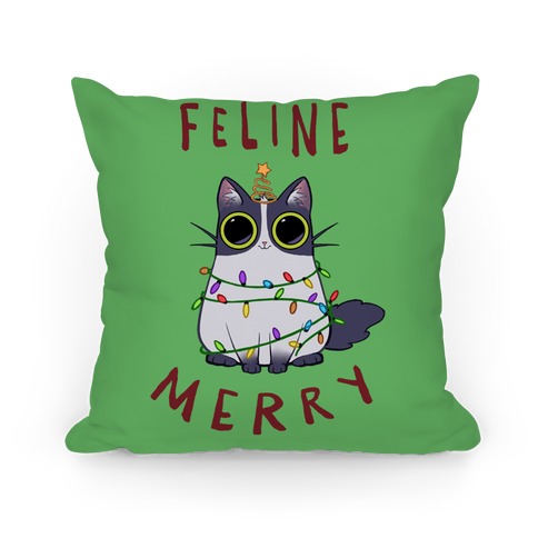 Feline Merry Pillow
