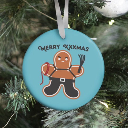 Merry XXXmas Gingerbread Ornament | LookHUMAN