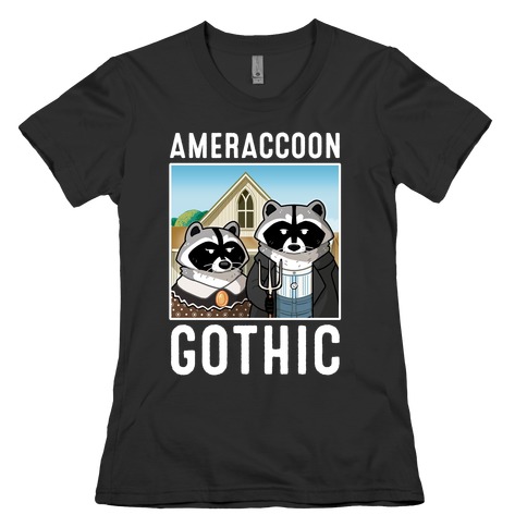 Ameraccoon Gothic Womens T-Shirt