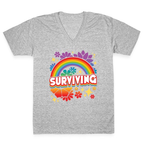 Surviving V-Neck Tee Shirt