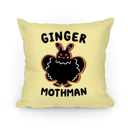 Ginger Mothman Pillow