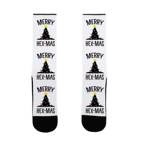 Merry Hex-mas Sock