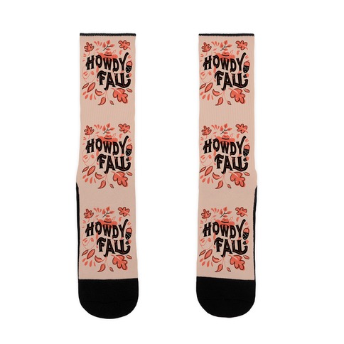 Howdy Fall Sock