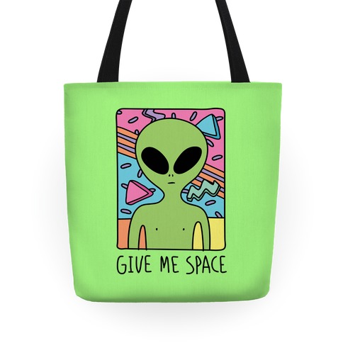 Give Me Space Alien Tote