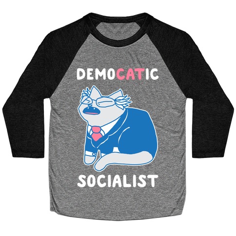 DemoCATic Socialist Baseball Tee
