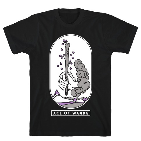 Ace of Wands Asexual Pride T-Shirt